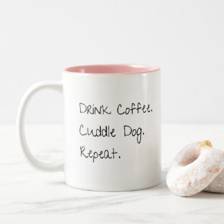 Kaffee trinken, Dog wiederholen Spaß Kaffee Tasse