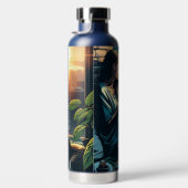 Kaffee trinken Frauen bei Sonnenaufgang in der Sta Trinkflasche (Rechts)