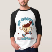 Kaffee trinken, Hetze jagen T-Shirt (Vorderseite)