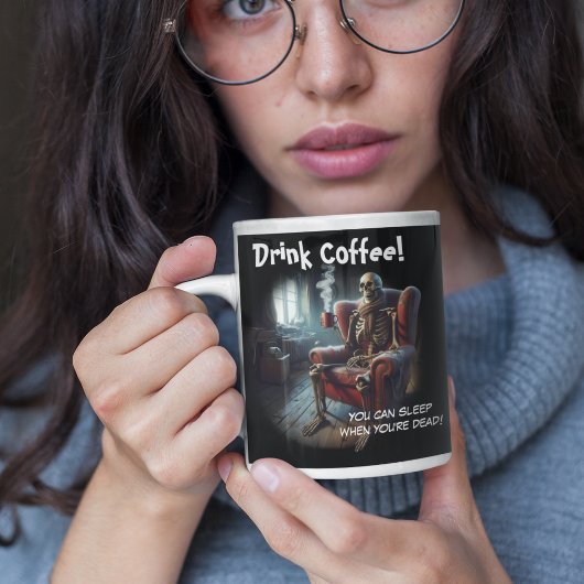 Kaffee trinken Jumbo-Tasse