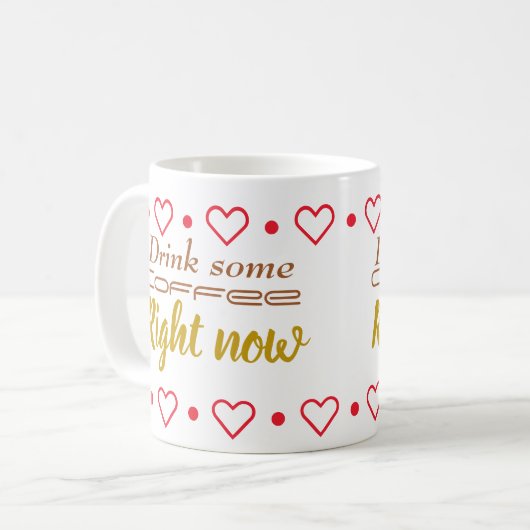 Kaffee trinken kaffeetasse (Vorderseite Links)