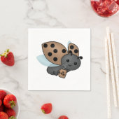 Kaffee trinken Ladybug Napkins Serviette (Beispiel)