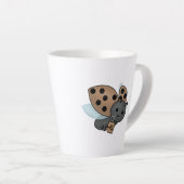 Kaffee trinken Ladybug Riesenlatte Tasse (Rechte Ecke)