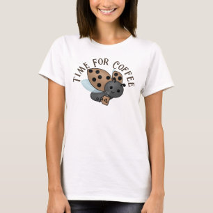 Kaffee trinken Ladybug T - Shirt