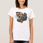 Kaffee trinken Ladybug T - Shirt (Vorderseite)
