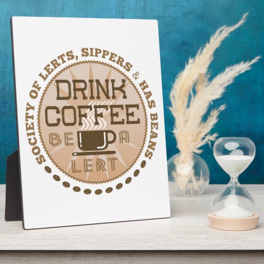 Kaffee trinken - Lest sein Fotoplatte (Seite)