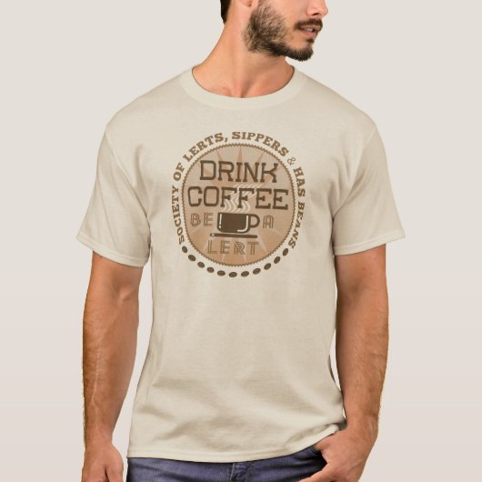 Kaffee trinken - Lest sein T-Shirt (Vorderseite)