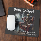 Kaffee trinken mousepad