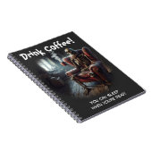 Kaffee trinken notizblock (Rechte Seite)