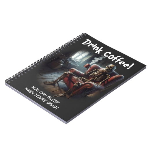 Kaffee trinken notizblock (Linke Seite)