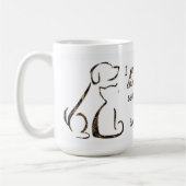 Kaffee trinken - Rettend Tiere - Hunde und Katze Kaffeetasse (Links)
