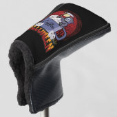 Kaffee trinken und Beängstigend sein Golf Headcover (3/4 Vorderseite)