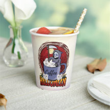 Kaffee trinken und Beängstigend sein