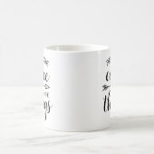 Kaffee trinken Witziges Zitat Kaffeetasse (Mittel)