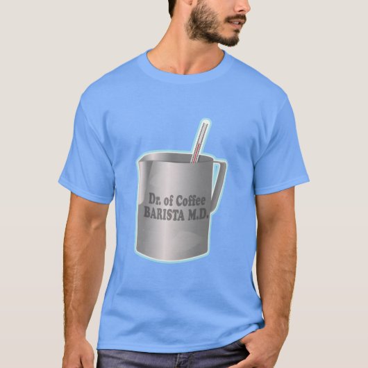 KAFFEE TRINKENDER Junge T-Shirt (Vorderseite)