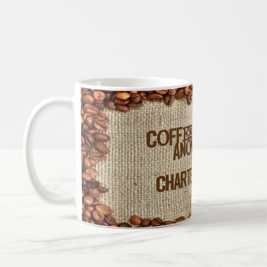 Kaffee-Trinker anonym Kaffeetasse (Links)