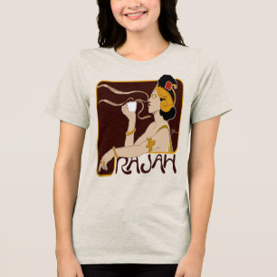Kaffee Trinker Cafés Rajah. Henri Meunier, 1897  Tri-Blend Shirt