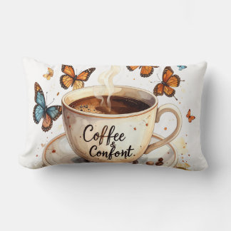 Kaffee & Trost Schmetterlings-Kissen Lendenkissen
