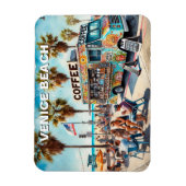 Kaffee Truck Venedig Beach Magnet (Vertikal)