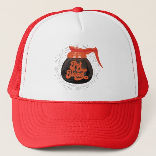 (Kaffee) Trucker-Kopf-Hut Truckerkappe (Vorderseite)