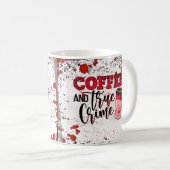 Kaffee & True Crime Kaffeetasse (VorderseiteRechts)
