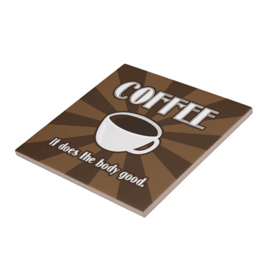 Kaffee tut die Körper-gute Fliese II (Seite)