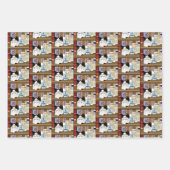 Kaffee Tuxedo Cat Funny Geschenkpapier Set (Vorderseite 2)