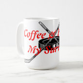 Kaffee u. Hockey Kaffeetasse (Vorderseite Links)