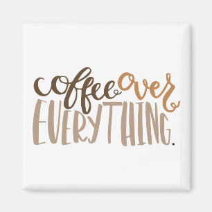 Kaffee über alles Magnet