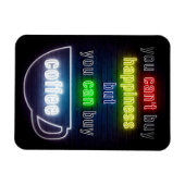 Kaffee überall kann man Kaffee kaufen Magnet (Horizontal)