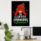 Kaffee übers Kaffeetrinken Poster (Heimbüro)