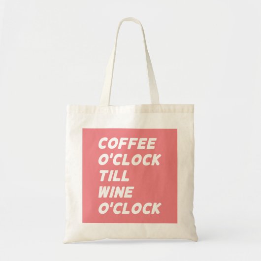 KAFFEE UHR BIS WEIN UHR TRAGETASCHE (Vorne)