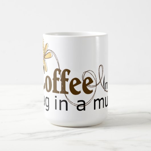 Kaffee umarmen in einer Tasse (Mittel)