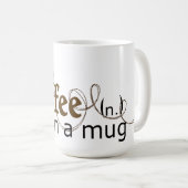 Kaffee umarmen in einer Tasse (VorderseiteRechts)