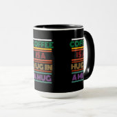 Kaffee umarmt eine Tasse (VorderseiteRechts)