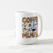 Kaffee umarmt eine Tasse (VorderseiteRechts)