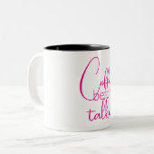 Kaffee umarmt eine Tasse (Vorderseite Links)