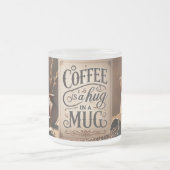 Kaffee umarmt in einer Tasse (Mittel)