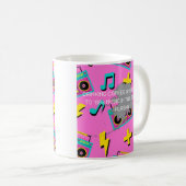 Kaffee und '80er-Musik in Alaska Kaffeetasse (VorderseiteRechts)
