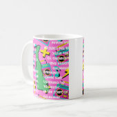 Kaffee und '80er-Musik in Delaware Kaffeetasse (Vorderseite Links)