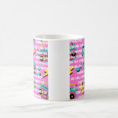 Kaffee und '80er-Musik in Delaware Kaffeetasse (Mittel)
