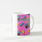 Kaffee und '80er-Musik in Florida Kaffeetasse (VorderseiteRechts)