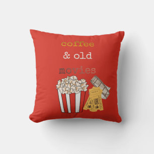 Kaffee und alte Filme Süße vintage-Weihnachts-Hood Kissen
