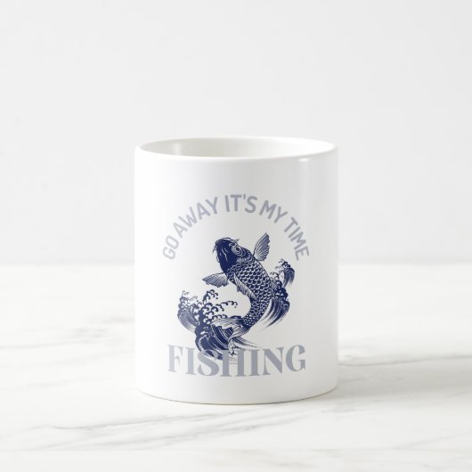 Kaffee und Angeln - Perfekte Tasse für Angle (Mittel)