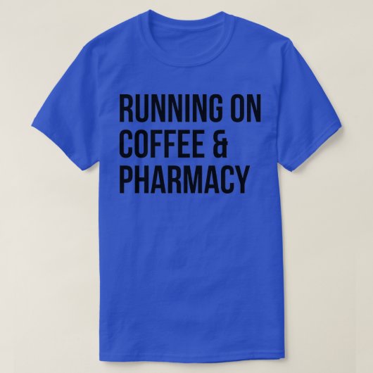 Kaffee und Apotheke T-Shirt (Design vorne)