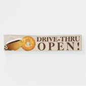Kaffee und Bagel Drive Thru Banner (Horizontal)