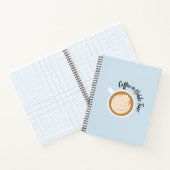 Kaffee- und Bibelzeit (Logo) Journal Blue Notizblock (Innenseite)