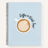 Kaffee- und Bibelzeit (Logo) Journal Blue Notizblock (Vorderseite)