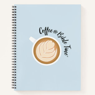 Kaffee- und Bibelzeit (Logo) Journal Blue Notizblock