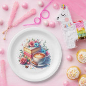Kaffee und Birthday Cake Personalisiert Pappteller (Party)